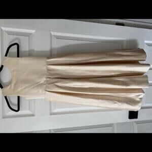 Satin flower girl dress, size 8